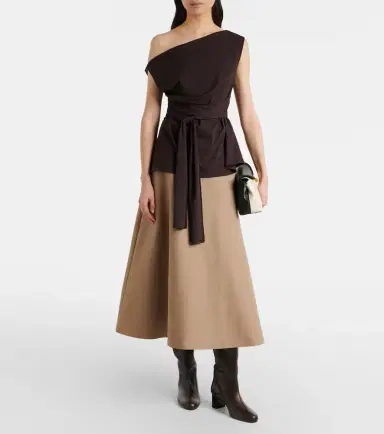 RÓHE Róhe Cotton midi skirt | Thumbnail 3 RÓHE Róhe Cotton midi skirt | Thumbnail 3