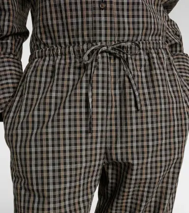 Rohe Róhe Checked cotton wide-leg pants | Thumbnail 2 Rohe Róhe Checked cotton wide-leg pants | Thumbnail 2