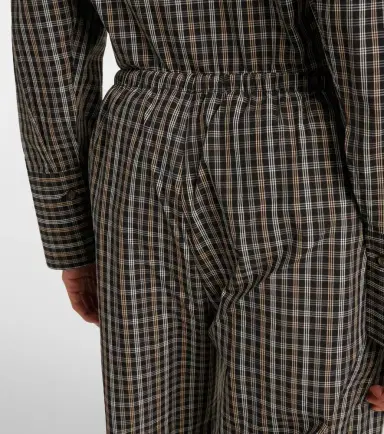 Rohe Róhe Checked cotton wide-leg pants | Thumbnail 4 Rohe Róhe Checked cotton wide-leg pants | Thumbnail 4