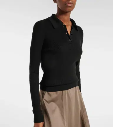 RÓHE Róhe Ribbed-knit polo shirt | Thumbnail 5 RÓHE Róhe Ribbed-knit polo shirt | Thumbnail 5