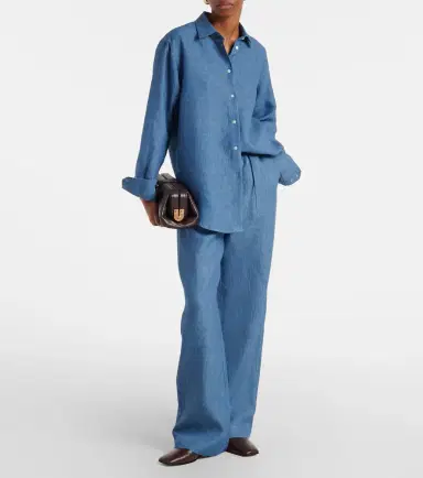 Rohe Róhe Linen wide-leg pants | Thumbnail 4 Rohe Róhe Linen wide-leg pants | Thumbnail 4