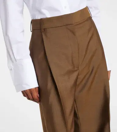 Rohe Róhe High-rise wool and mohair wide-leg pants | Thumbnail 2 Rohe Róhe High-rise wool and mohair wide-leg pants | Thumbnail 2