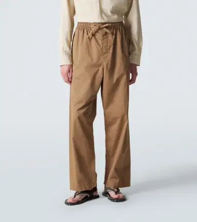 Lemaire Cotton twill wide-leg pants | Thumbnail 3 Lemaire Cotton twill wide-leg pants | Thumbnail 3