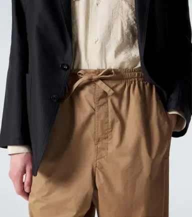 Lemaire Cotton twill wide-leg pants | Thumbnail 4 Lemaire Cotton twill wide-leg pants | Thumbnail 4