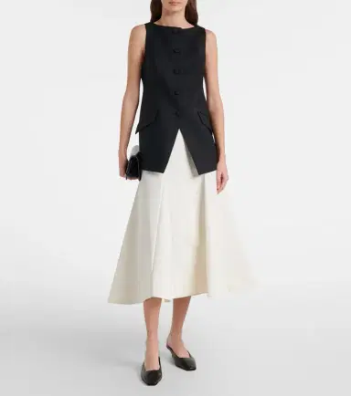 Rohe Róhe Cotton midi skirt | Thumbnail 5 Rohe Róhe Cotton midi skirt | Thumbnail 5