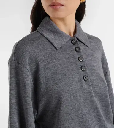 Rohe Róhe Wool polo shirt | Thumbnail 6 Rohe Róhe Wool polo shirt | Thumbnail 6
