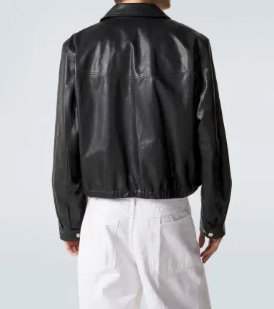 Lemaire Leather blouson jacket | Thumbnail 6 Lemaire Leather blouson jacket | Thumbnail 6