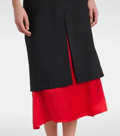 Rohe Róhe Layered wool midi skirt | Thumbnail 6 Rohe Róhe Layered wool midi skirt | Thumbnail 6