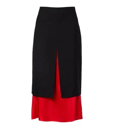 Rohe Róhe Layered wool midi skirt | Thumbnail 1 Rohe Róhe Layered wool midi skirt | Thumbnail 1