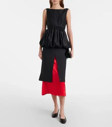 Rohe Róhe Peplum wool and silk top | Thumbnail 3 Rohe Róhe Peplum wool and silk top | Thumbnail 3