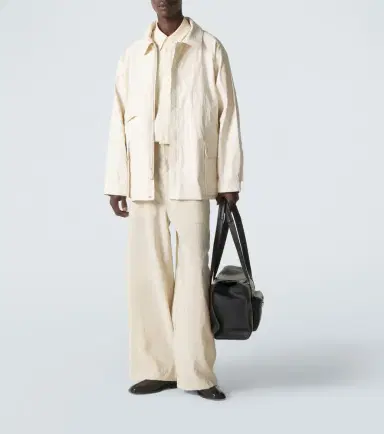 Lemaire Hooded coated linen-blend raincoat | Thumbnail 3 Lemaire Hooded coated linen-blend raincoat | Thumbnail 3