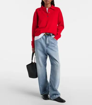 RÓHE Róhe Wool and cashmere polo sweater | Thumbnail 4 RÓHE Róhe Wool and cashmere polo sweater | Thumbnail 4