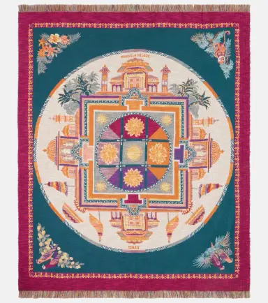 Etro Shanti embroidered cotton throw | Thumbnail 5 Etro Shanti embroidered cotton throw | Thumbnail 5