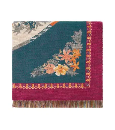 Etro Shanti embroidered cotton throw | Thumbnail 1 Etro Shanti embroidered cotton throw | Thumbnail 1