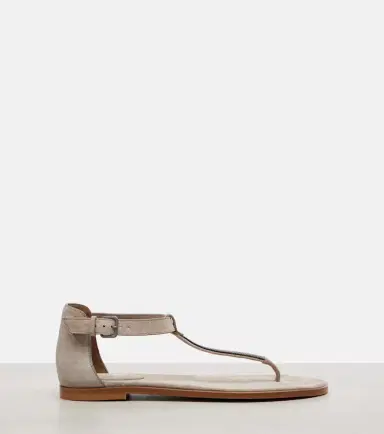 Brunello Cucinelli Monili suede slides | Thumbnail 5 Brunello Cucinelli Monili suede slides | Thumbnail 5