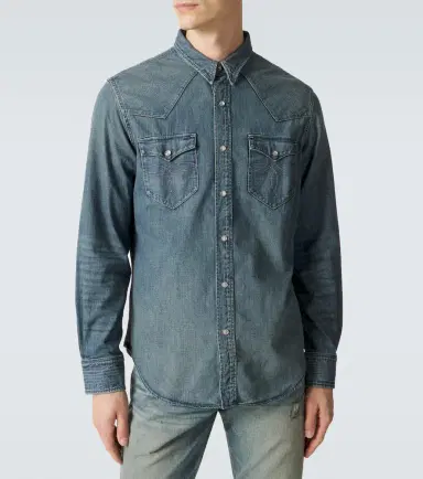 RRL Buffalo West denim shirt | Thumbnail 6 RRL Buffalo West denim shirt | Thumbnail 6