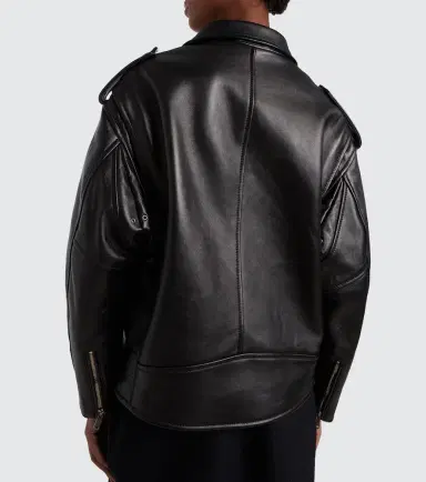 Prada Leather biker jacket | Thumbnail 4 Prada Leather biker jacket | Thumbnail 4