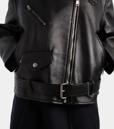 Prada Leather biker jacket | Thumbnail 6 Prada Leather biker jacket | Thumbnail 6