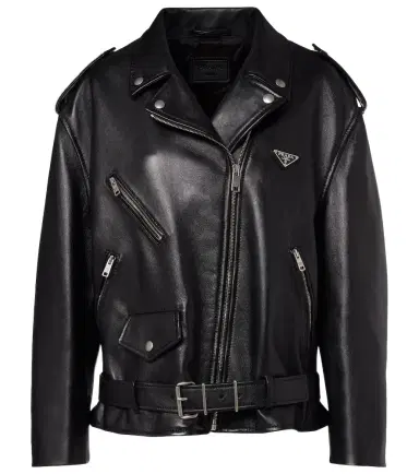 Prada Leather biker jacket | Thumbnail 1 Prada Leather biker jacket | Thumbnail 1