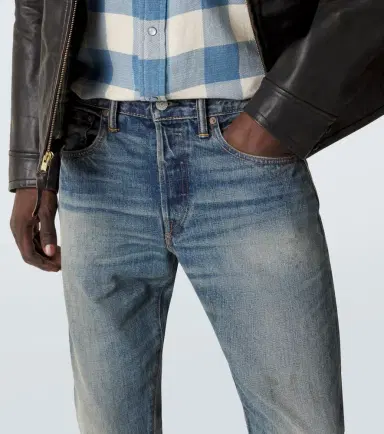 RRL Distressed slim jeans | Thumbnail 3 RRL Distressed slim jeans | Thumbnail 3