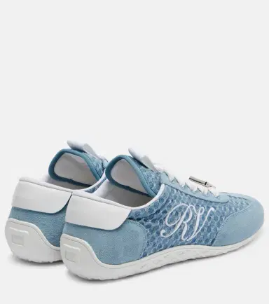 Roger Vivier Viv' suede-trimmed sneakers | Thumbnail 4 Roger Vivier Viv' suede-trimmed sneakers | Thumbnail 4