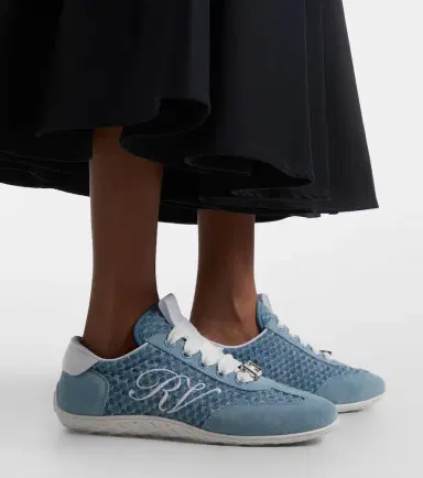 Roger Vivier Viv' suede-trimmed sneakers | Thumbnail 5 Roger Vivier Viv' suede-trimmed sneakers | Thumbnail 5