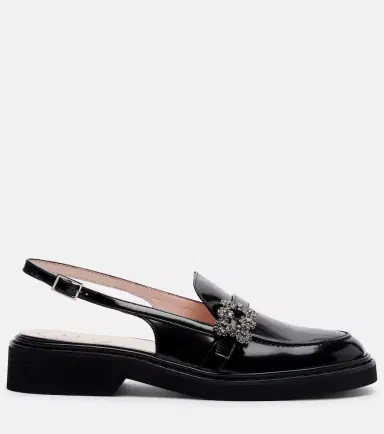 Roger Vivier Viv' Rangers leather slingback loafers | Thumbnail 2 Roger Vivier Viv' Rangers leather slingback loafers | Thumbnail 2