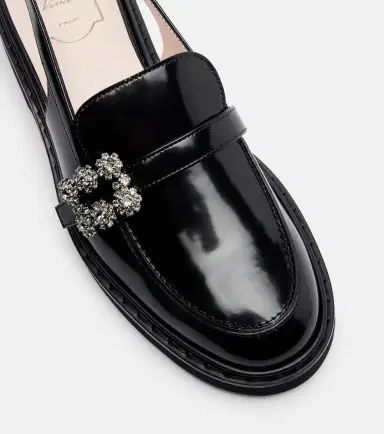 Roger Vivier Viv' Rangers leather slingback loafers | Thumbnail 3 Roger Vivier Viv' Rangers leather slingback loafers | Thumbnail 3