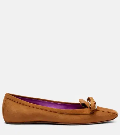 Roger Vivier Virgule suede ballet flats | Thumbnail 4 Roger Vivier Virgule suede ballet flats | Thumbnail 4