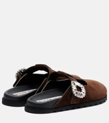 Roger Vivier Slidy Viv' suede mules | Thumbnail 4 Roger Vivier Slidy Viv' suede mules | Thumbnail 4