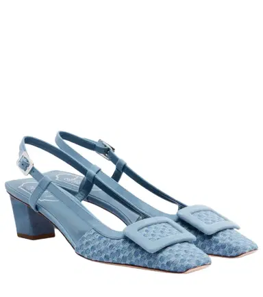 Roger Vivier Belle Vivier 45 slingback pumps | Thumbnail 1 Roger Vivier Belle Vivier 45 slingback pumps | Thumbnail 1
