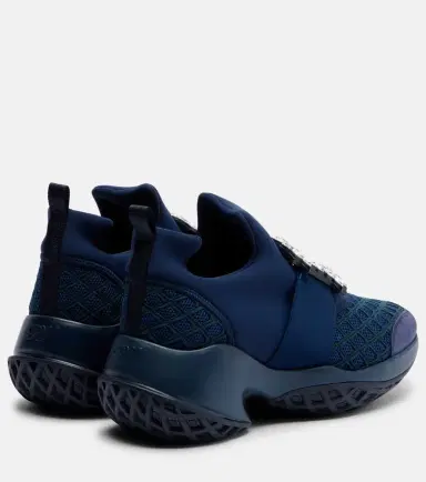 Roger Vivier Viv' Run suede-trimmed slip-on sneakers | Thumbnail 3 Roger Vivier Viv' Run suede-trimmed slip-on sneakers | Thumbnail 3