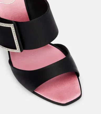 Roger Vivier Trompette 85 embellished satin mules | Thumbnail 4 Roger Vivier Trompette 85 embellished satin mules | Thumbnail 4