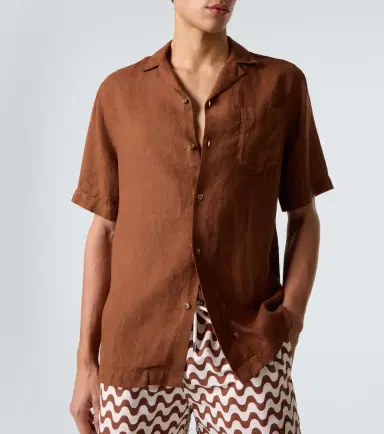 Frescobol Carioca Angelo linen shirt | Thumbnail 4 Frescobol Carioca Angelo linen shirt | Thumbnail 4