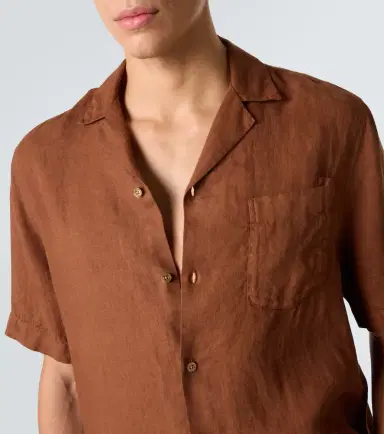 Frescobol Carioca Angelo linen shirt | Thumbnail 5 Frescobol Carioca Angelo linen shirt | Thumbnail 5