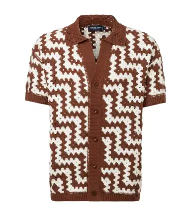 Frescobol Carioca Pinto crochet cotton cardigan | Thumbnail 1 Frescobol Carioca Pinto crochet cotton cardigan | Thumbnail 1