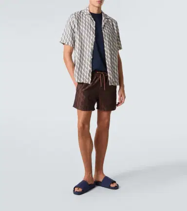Frescobol Carioca Roberto printed linen bowling shirt | Thumbnail 6 Frescobol Carioca Roberto printed linen bowling shirt | Thumbnail 6