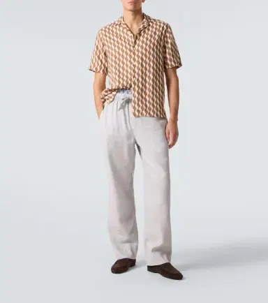 Frescobol Carioca Roberto printed linen shirt | Thumbnail 5 Frescobol Carioca Roberto printed linen shirt | Thumbnail 5