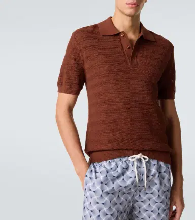 Frescobol Carioca Vidal knit cotton polo shirt | Thumbnail 2 Frescobol Carioca Vidal knit cotton polo shirt | Thumbnail 2