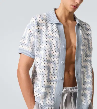Frescobol Carioca Pinto crochet cotton cardigan | Thumbnail 2 Frescobol Carioca Pinto crochet cotton cardigan | Thumbnail 2