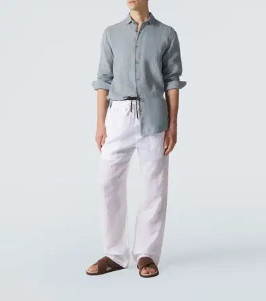 Frescobol Carioca Antonio linen shirt | Thumbnail 2 Frescobol Carioca Antonio linen shirt | Thumbnail 2