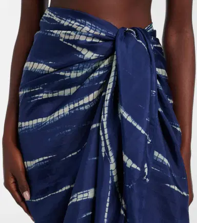 Anna Kosturova Tie-dye silk beach cover-up | Thumbnail 3 Anna Kosturova Tie-dye silk beach cover-up | Thumbnail 3