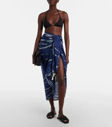 Anna Kosturova Tie-dye silk beach cover-up | Thumbnail 4 Anna Kosturova Tie-dye silk beach cover-up | Thumbnail 4