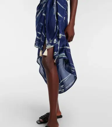 Anna Kosturova Tie-dye silk beach cover-up | Thumbnail 5 Anna Kosturova Tie-dye silk beach cover-up | Thumbnail 5