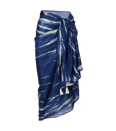 Anna Kosturova Tie-dye silk beach cover-up | Thumbnail 1 Anna Kosturova Tie-dye silk beach cover-up | Thumbnail 1