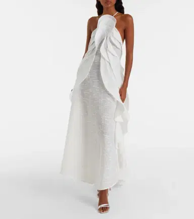 Maticevski Délice Wave ruffled maxi dress | Thumbnail 5 Maticevski Délice Wave ruffled maxi dress | Thumbnail 5