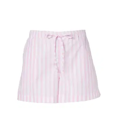Hunza G Embroidered striped cotton poplin shorts | Thumbnail 1 Hunza G Embroidered striped cotton poplin shorts | Thumbnail 1