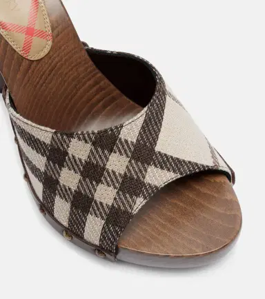 Burberry Check sandals | Thumbnail 2 Burberry Check sandals | Thumbnail 2
