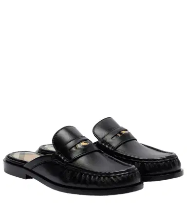 Burberry Leather mules | Thumbnail 1 Burberry Leather mules | Thumbnail 1