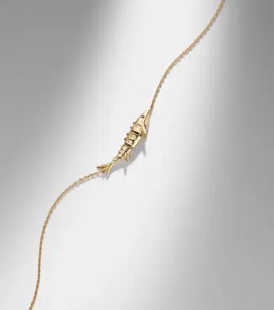 Yvonne Léon Yvonne Léon Marlin 9kt gold chain bracelet with diamonds | Thumbnail 4 Yvonne Léon Yvonne Léon Marlin 9kt gold chain bracelet with diamonds | Thumbnail 4